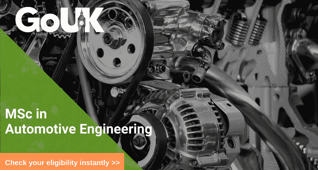Masters in Automotive Engineering in UK MSc in Automotive Engineering