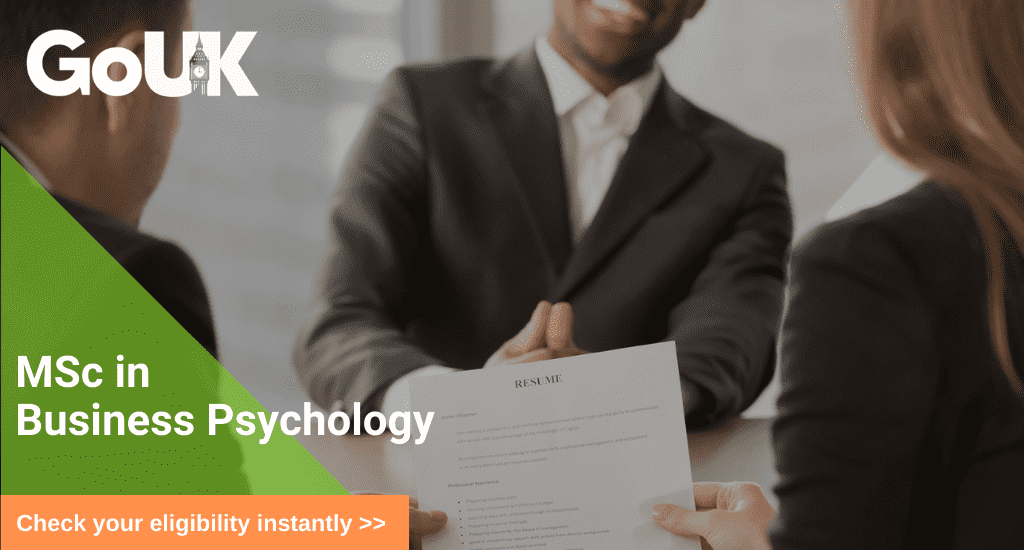 Masters in Business Psychology in UK MSc in Business Psychology in UK Study Business