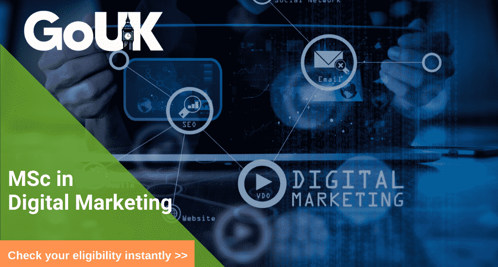 Masters in Digital Marketing in UK MSc in Digital Marketing in UK
