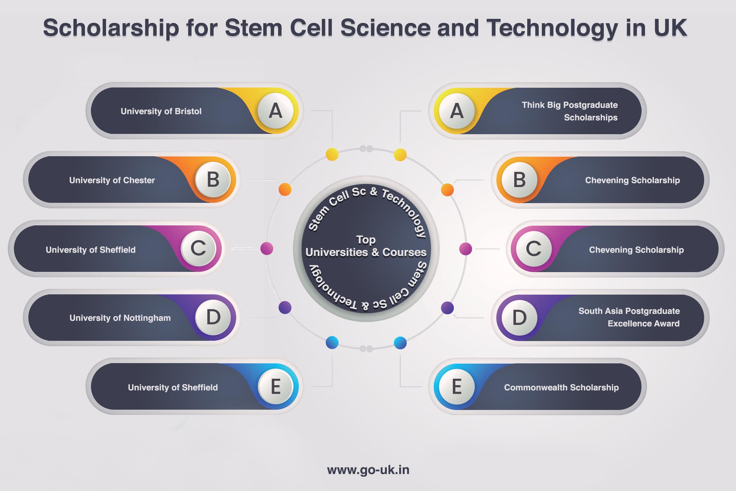 Scholarships for Stem Cell Science and Technology in UK
